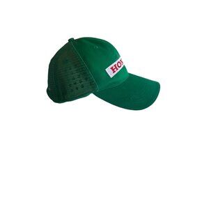 Honda Green Mesh Safety Hard Hat Cap With ROI Insert Liner Adjustable For Work &